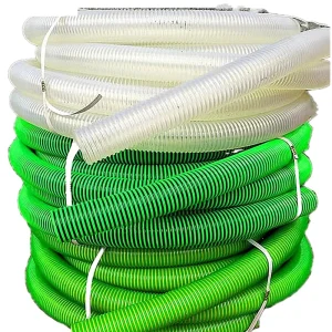 Reinforced PVC Vacuum Delivery Suction Tiger Tail Hose for Water Pump