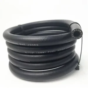 Reinforced SAE J30R9 Fuel Hose with Silicone Outer Layer for High Speed Racing Fuel Delivery