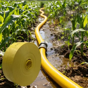 Reliable PVC Layflat Hose with Extra Long Specifications for Farm Greenhouse Emergency Flood Control and Municipal Pumping