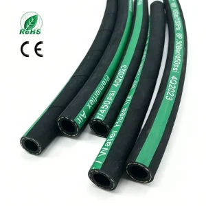 Repair Shop Specific High Pressure Air Compressor Hose Thickened Fiber Braid Reinforced Rubber EPDM Inner Neoprene Outer Cutting