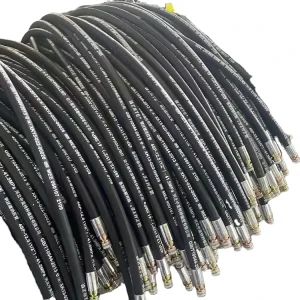 Repeat Buyers Choice 1sn 2sn 4sp 4sh Industrial Rubber air Hose High Pressure Hydraulic Braided Rubber Hose