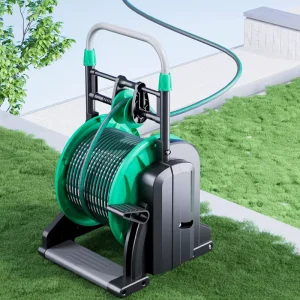 Retractable Automatic Heavy Duty Hose Pipe Roller Water Mobile Garden Water Pipe With Micro Hose Reel Garden Hose Pipe Reel