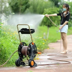 Retractable Automatic Heavy Duty Hose Pipe Roller Water Mobile Garden Water Pipe With Micro Hose Reel Garden Hose Pipe Reel
