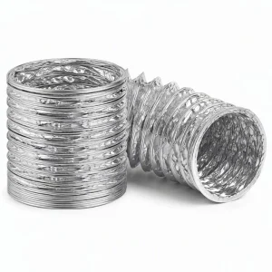 Retractable Dryer Vent Hose Aluminum Foil Flexible Duct 4 Inch Extendable Exhaust Pipe for Warehouse and Laundry