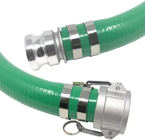 Ribbed Flexible Suction Hose Abrasive Resistance Heavy Duty PVC Helix Multipurpose Suction and Discharge Hose for Water Pump