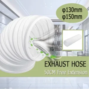 Rohs Factory Direct Sale Thickness 0.4-0.8mm Durable Portable Exhaust Flexible Air Conditioner Ventilation PP Industrial Home