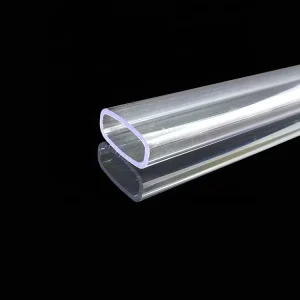Round Translucent White Pipe Clear Hard Plastic Acrylic Tube