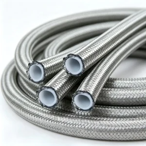 Rubber Flexible Braided Hose Tube Pipe Flange Joint with Cutting Service 11mm Outer Diameter 0 50C Working Temperature