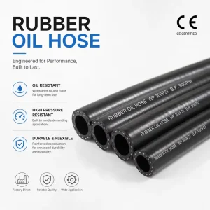 Rubber Fuel Hose Oil Resistant Fuel Line Hose for Gasoline Diesel Fuel Transfer Automotive System Manufacturer
