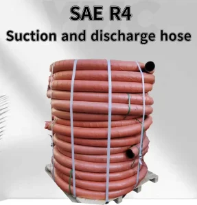 Rubber Hose Pipe SAE R4 Suction and Discharge Rubber Hose with Spiral Steel Wire for Water Oil and Air Multi Purpose Use