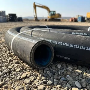 Rubber Hydraulic Hose R1 R2 4sp 4sH OEM Vendor 5.0/6.0mm Wall Thickness -40C to +100C