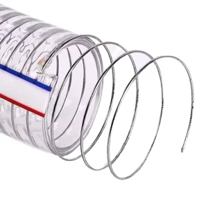 Rubber Spiral Steel Wire Reinforced Hose 20mm Outer Diameter Customizable Cutting for Garden Irrigation Solar