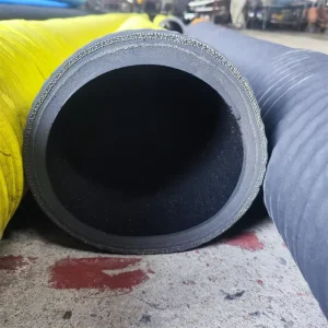 Rubber Steel Wire Suction Hose for Sand Mud Mining Industry Two Layer Steel Wire Braided 125mm NBR Cutting Service Customized