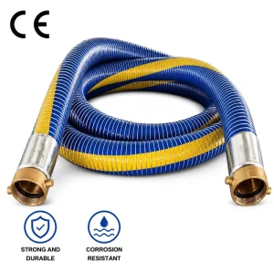 Rubber lined Chemical Composite Hose Steel Wire Reinforced Suitable for Strong Acids and Alkalis Custom Size Cutting Available