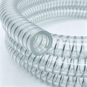 Rugged Steel Wire PVC Hose: 2 3 4 6 Inch Reinforced Conduit Built to Handle Demanding Fluids and Abrasive Materials