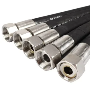 SAE 100 R1 1SN Hydraulic Hose High Pressure Steel Wire Braided Rubber Oil Pipe Abrasion Resistant Engine Fitting Factory Pro