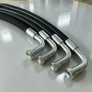 SAE 100 R1 R2 Steel Wire Braided High Pressure Hydraulic Rubber Hose Wear Resistant Oil Pipe for Grouting Pump Mining Machinery
