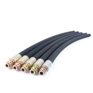 SAE 100 R12 4SP High Pressure Hydraulic Rubber Hose Steel Wire Reinforced Flexible Oil Pipe Fittings Assembly Industrial