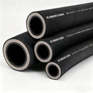 SAE 100 R13 Hydraulic Hose 3/8″ 1/2″ 3/4 Inch Four Wire Spiral Heavy Duty Flexible Rubber Pipe 350 Bar Oil Fluid Power Line