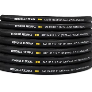 SAE 100 R13 Multi Spiral Hydraulic Hose 1″ 1-1/4″ 1-1/2 Inch Extreme High Pressure 350 Bar Steel Wire Armored Rubber Pipe
