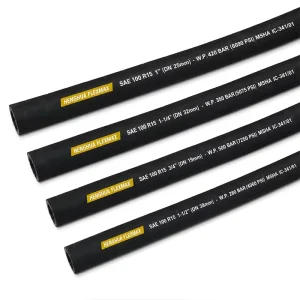 SAE 100 R15 Hydraulic Hose 1/2″ 1″ 1-1/4 Inch High Pressure 6 Wire Spiral Rubber Pipe 420 Bar General Fluid Tube