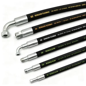 SAE 100 R15 Multi Spiral Hydraulic Hose 1″ 1-1/4″ 1-1/2 Inch Extreme High Pressure 420 Bar Steel Wire Armored Rubber Pipe
