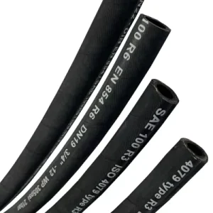 SAE 100 R2 Hydraulic Hose 1 2 Inch 12mm High Pressure Rubber Pipe Tractor Connection Power Flex Industrial Equipment