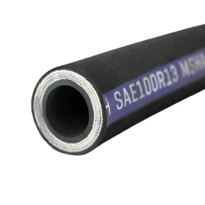 SAE 100 R2AT EN 853 2SN High Pressure Hydraulic Hose 1 Inch ID Double Steel Wire Braided Black Rubber Pipe