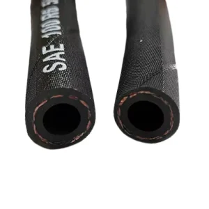 SAE 100 R6 Textile Reinforced Hydraulic Hose Cutting Oil Abrasion Weather Resistant for Low Pressure Applications Outer Diameter