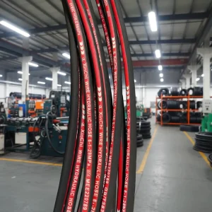 SAE 100R1 NBR Hydraulic Hose 1/4″-8″ Single Wire Braid Oil Hose ISO 9001