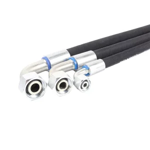 SAE EN Standard High Pressure Steel Wire Reinforced Corrosion resistant Flexible Hydraulic Rubber Hose Cutting Service