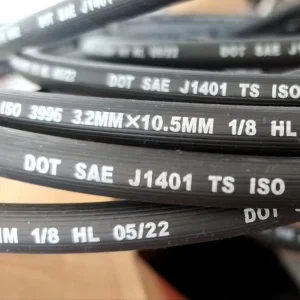 SAE J1401 1 8″ HL DOT 3.2×10.5mm Rubber Oil Brake Tubes Linha Freio Mangueira of Cars Brake System