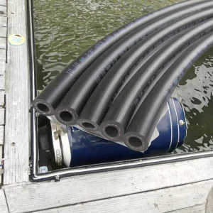 SAE J1527 ISO7840 Black Rubber Custom Marine Diesel Fuel Hose Line High Pressure Temperature Resistant Cutting Processing