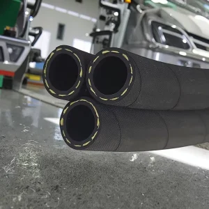 SAE J30 R9 R10 3/8″ 10mm High Pressure Flexible Hydraulic Fuel Oil Rubber Hose for Cars and Trucks Fuel Systems