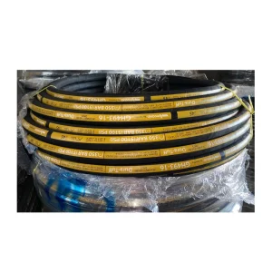 SAE100 R1 EN 853 1SN 2SN High Pressure Silicone Hydraulic Hose Industrial Hose Steel Wire Braided ISO9001 Certified Cutting
