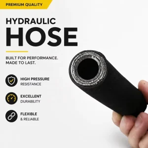 SAE100 R12 Four Spiral Hydraulic Hose Ultra High Pressure Delivery Pipe for Heavy Duty Vehicles