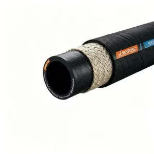 SAE100 R6 3/8″ NBR Hose One High Tensile Polyester Braided Reinforcement 3.1mm Wall Thickness -40C +100C Working