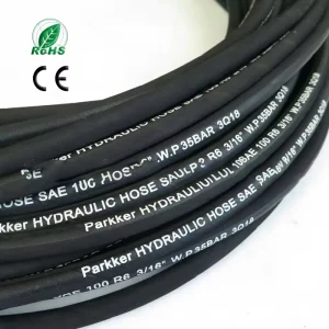 SAE100R1AT 2AT Single-Strand Hydraulic Hose 3/8 Inch 26MPa Suitable for Excavators High Pressure Resistance
