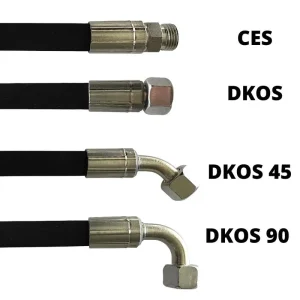 SAE100R2AT Double strand Steel Wire Braided Hydraulic Hose 3 8 Inch OEM Customization Available for Excavator Hydraulic Systems