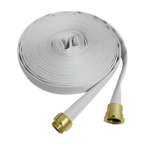 SL Fire Hose 16bar 1.5inch 30M PVC Liner with Brass American Coupling for Fire Protection