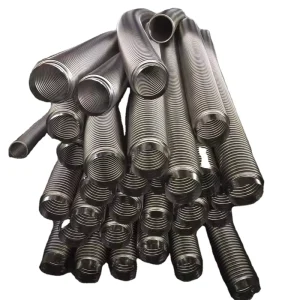 SS 304 316 L Stainless Steel Hot Water Connector Metal Hose Corrugated Flexible Meter Gas Hose Pipe PVC Gas Supply Line