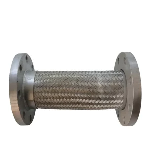 SS304 Flexible Flange Type Metal Bellows Braided Hose Industrial High Pressure Steam Pipe DN15-DN100