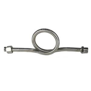 SS304 SS316 1/2″ 1/4″ NPT BSP Thread Pigtail Syphon Tube for Pressure Gauge Cooling Pipe Stainless Steel Steam Siphon