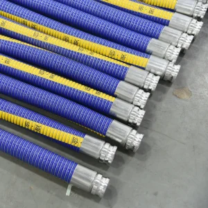 SST PTFE Chemical Composite Hose for Corrosive Liquid Transfer with Flange End and Guillemin Fittings