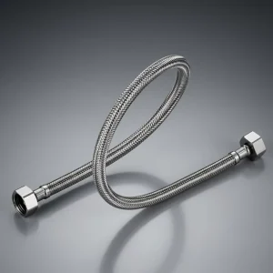 SUS 304 Brass Nut G1 2 40cm 50cm 60cm 80cm 90cm Supply Hose Water Inlet Hose Single Code Faucet Supply Line