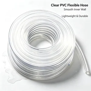 Safe Clear PVC Plastic Hose ID14-15mm Flexible Transparent Water Tubing for Drinking Water Liquid Transfer Water Purifier System