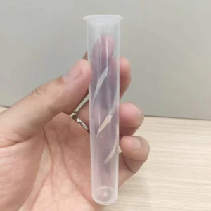 Samples Ready 116 mm Clear Black Custom Color Pop Top Bottles Tubes Childproof Medical Plastic Vials for Proll with Label