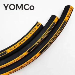 Sand Blasting Hose Abrasion Resistant NR SBR Rubber Flexible Sand Blasting Pipe For Industrial Surface Treatment