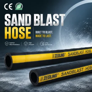 Sandblasting Hose Heavy Duty Sandblast Hose Flexible Rubber Hose Pipe for Abrasive Blasting Application