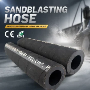 Sandblasting Hose Rubber Sandblast Hose Pipe Flexible Abrasive Blast Hose for Sand Blasting Equipment